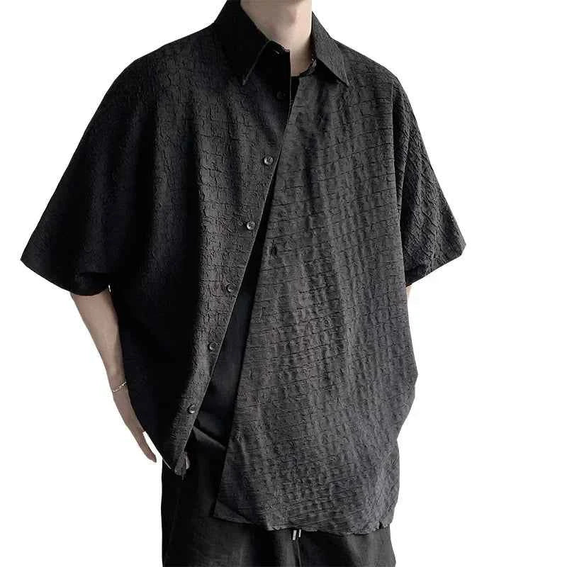 Streetwear Casual Floral Japanese Style Loose Fit Shirt