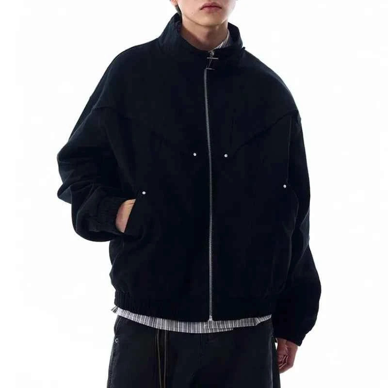 Japanese Style Loose Fit Workwear Casual Jacket