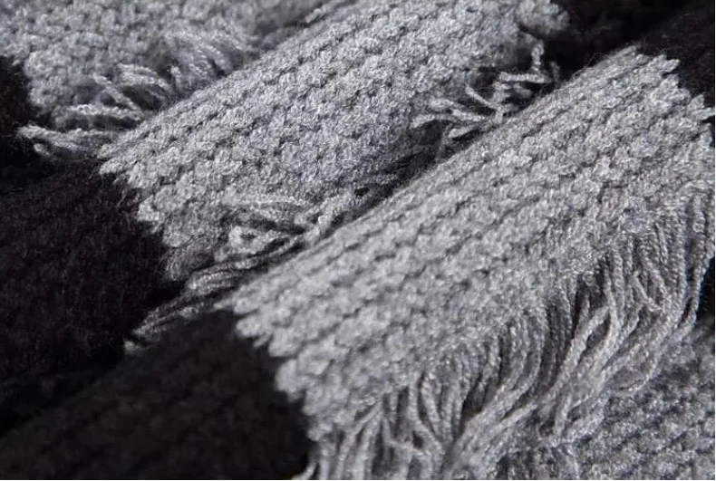 Classic Hairy Striped Round Neck Sweater - Luxuryurbanwear
