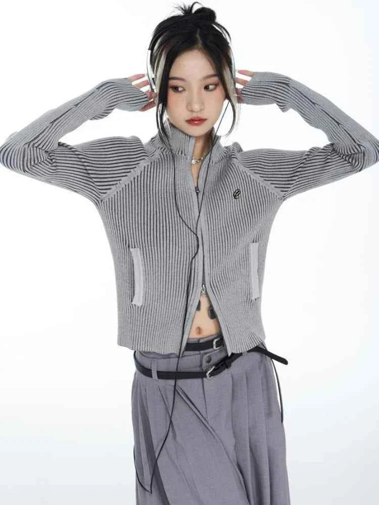 American Stylish Striped Slim Fit Cool Sweater