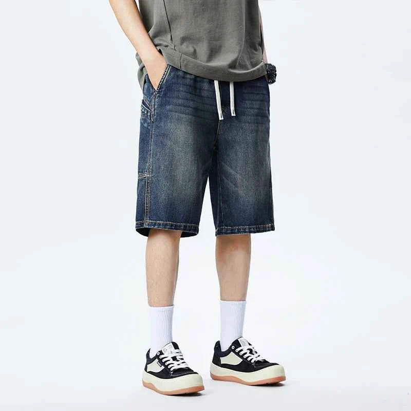 Hot Day Hero Wide Loose Denim  Short