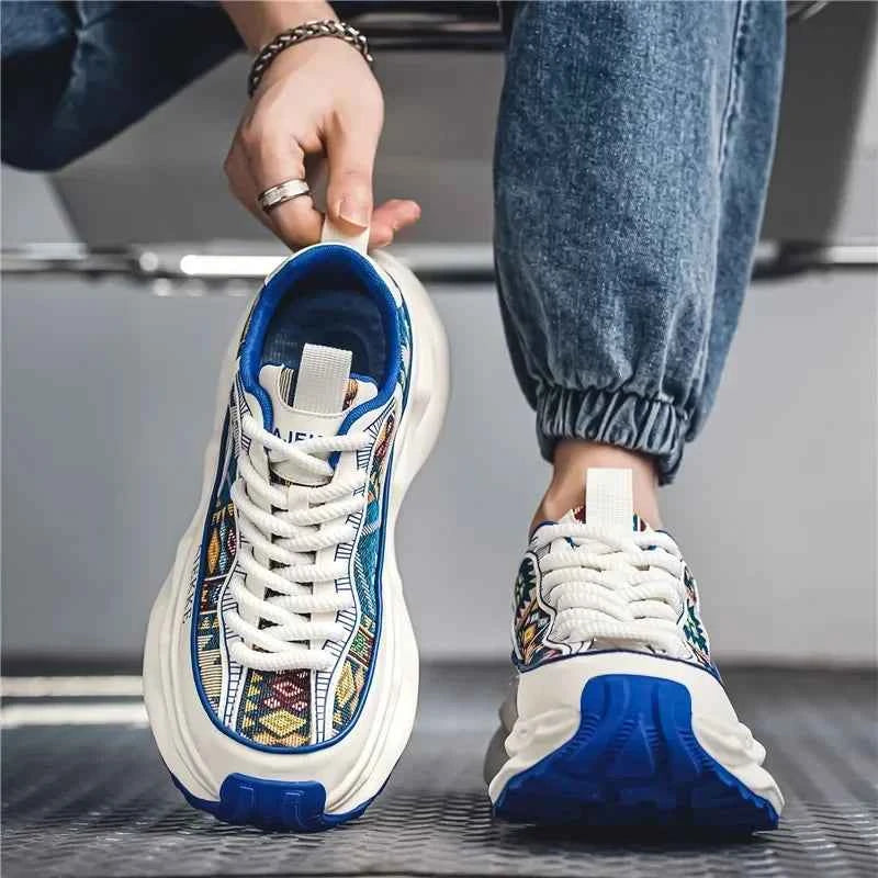 Breathable Chunky Designer Running Sneakers
