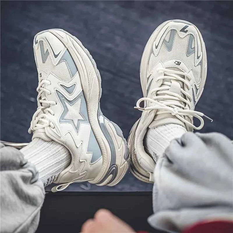 Vintage Stars Platform Sneakers