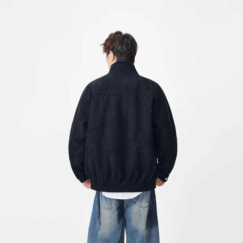 Stylish Casual Stand-UP Collar Zip-Up Jacket