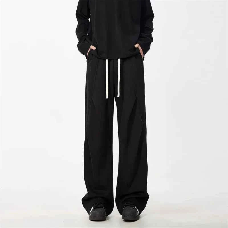 Cool Comfort Hip Hop Pleated Wide Leg SweatPants