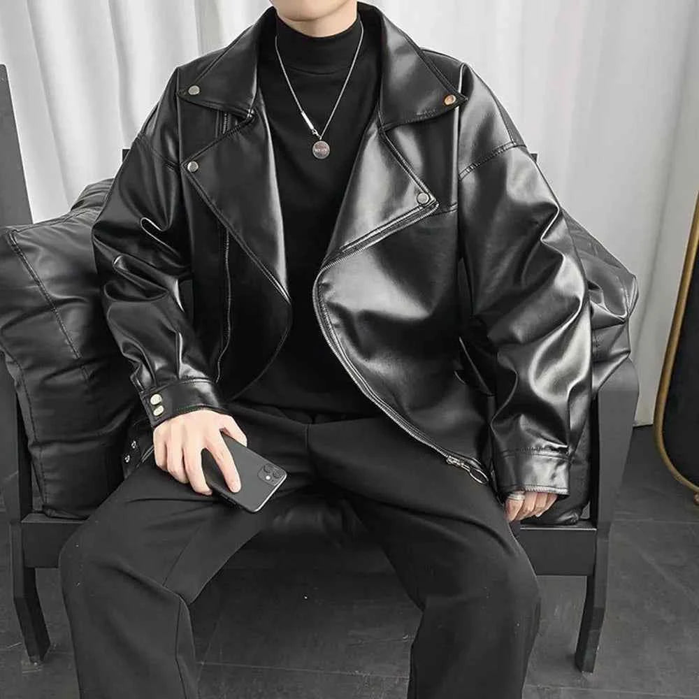Premium Streetwear Classic Leather Jacket