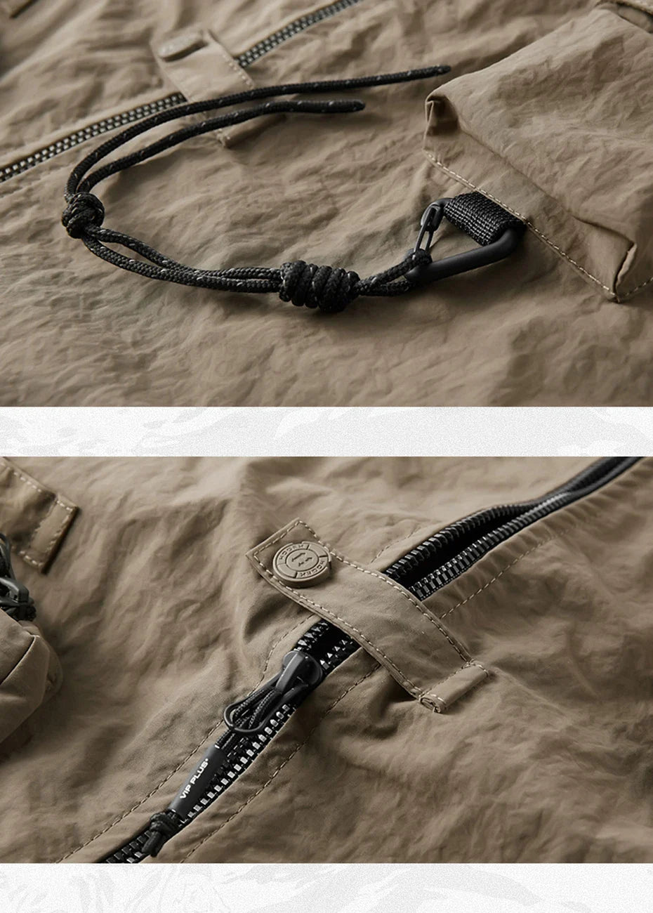 Multi Vest Pockets Two Pieces T-Shirt