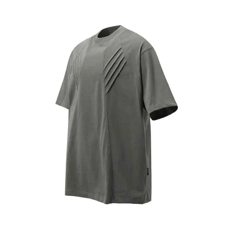Lightweight Patchwork Grunge Urban Cotton T-Shirt