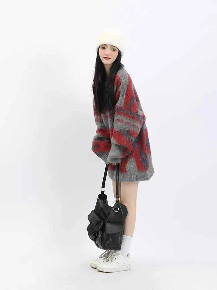 Oversized Mohair Autumn Winter Knit Sweater
