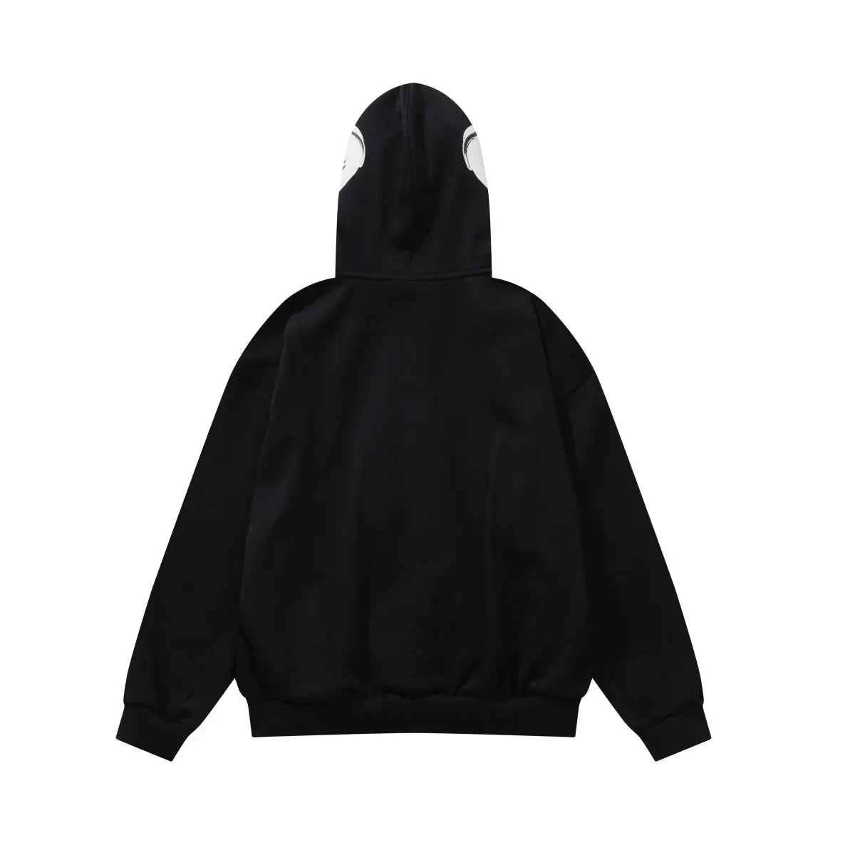 Winter Cozy Fleece Zip-Up Hooded Cotton Sweatshirt