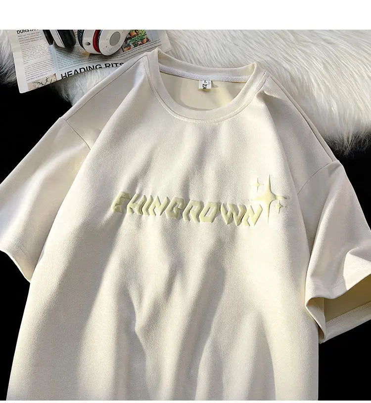 EHNGROWN Polygons Star Shape Short Sleeved T-Shirt
