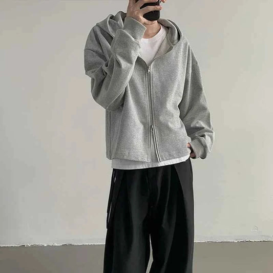 Cool Comfort Cozy Korean Zipper Sweatshirts