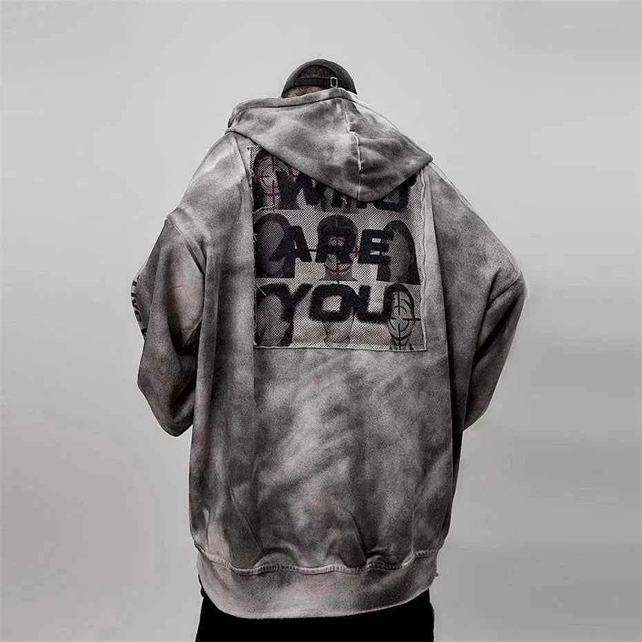Stylish & Snug Tie Dye Oversized Hooded Sweatshirt