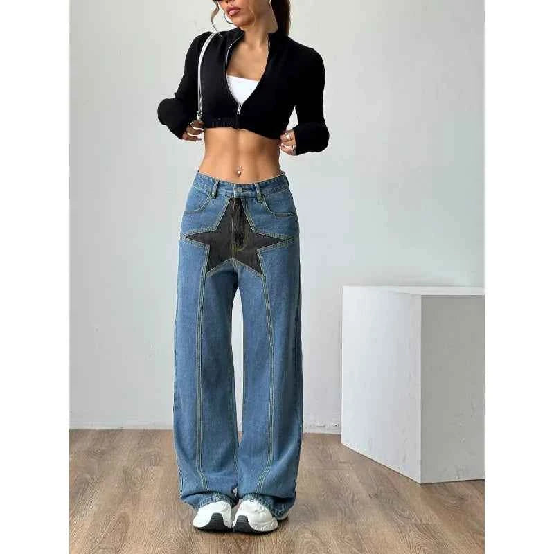Retro Streetware Baggy Denim Jeans