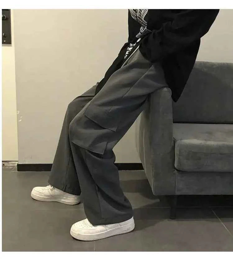 Men's vintage Casual Oversize Cargo Sweatpants