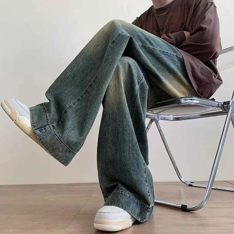 Vintage Blue Wide Legged Denim Jeans