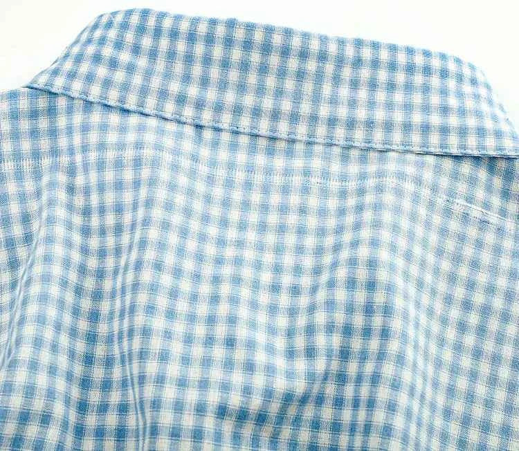 Premium Plaid Lapel Summer Short Sleeve Shirt