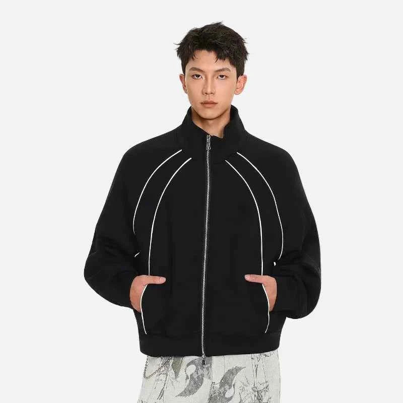 Y2K Retro American Stand Up Collar Sweatshirt