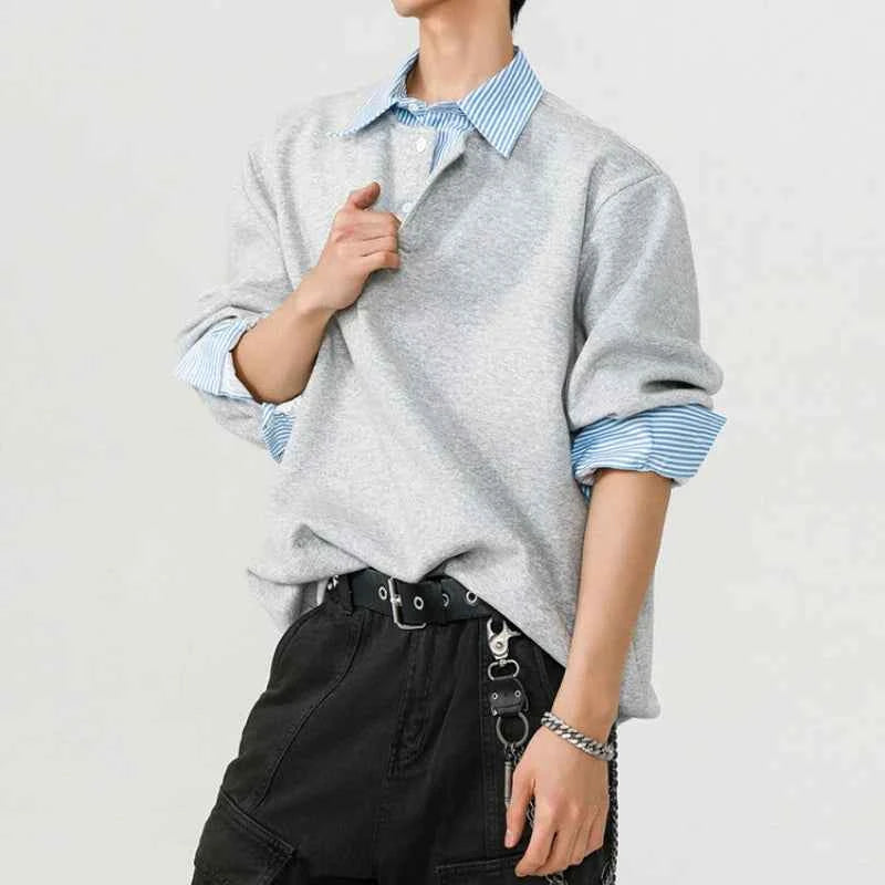 Classic Comfort Versatile Layered Look Sweater