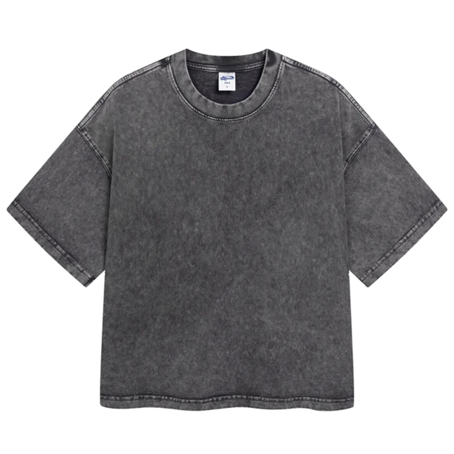 Streetwear Wax Printed Vintage Oversized T-shirts
