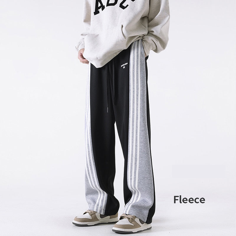 Three Bar Code Side Stripe Track Pants