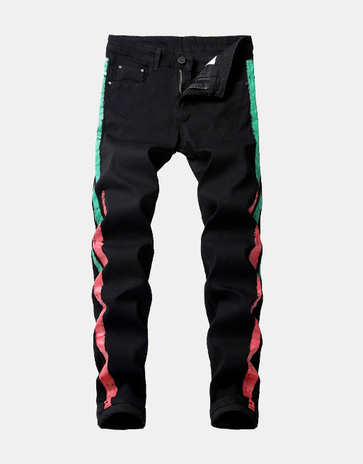 Two Stripes Color Line Jeans