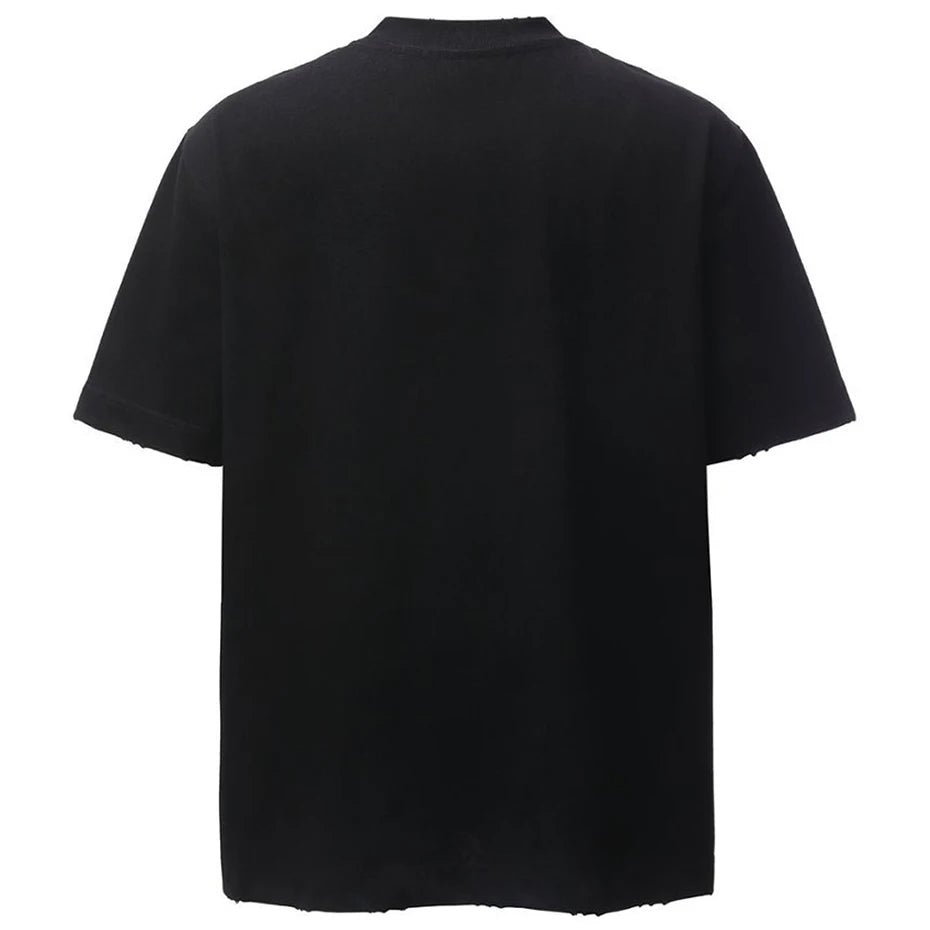 Rivet Patchwork Oversized Unisex T-Shirts