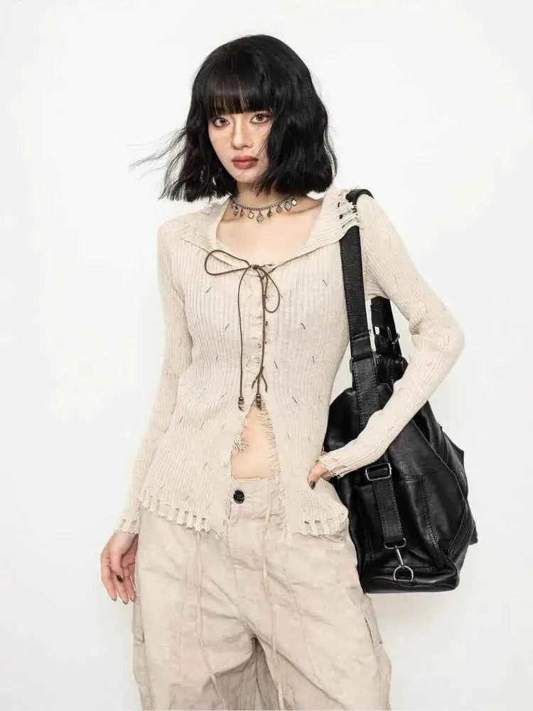 Cool Slim Fit Retro Knit Sweater