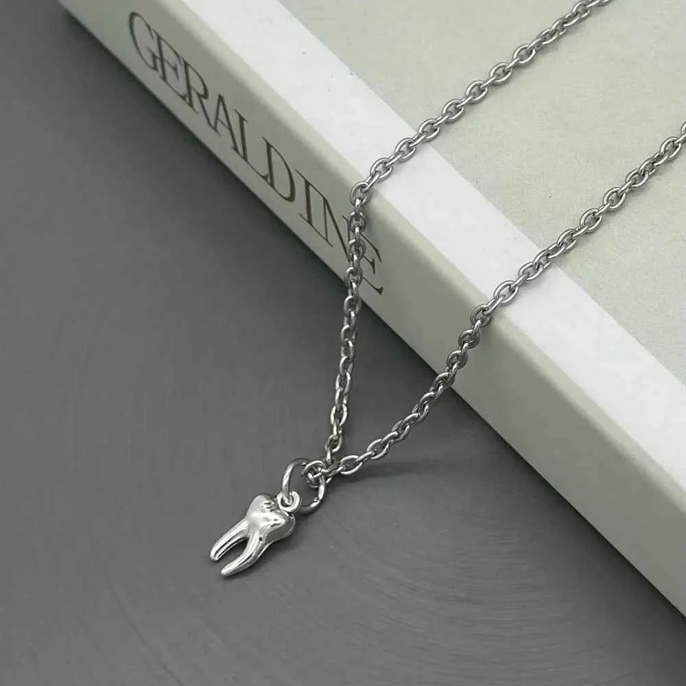 Hollow Thorn Heart Pendant Charm Necklace