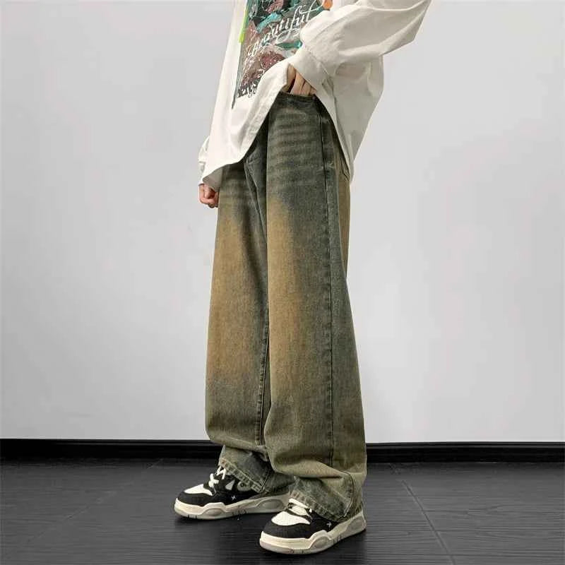 Vintage Loose Fit Hip Hop Denim Jeans
