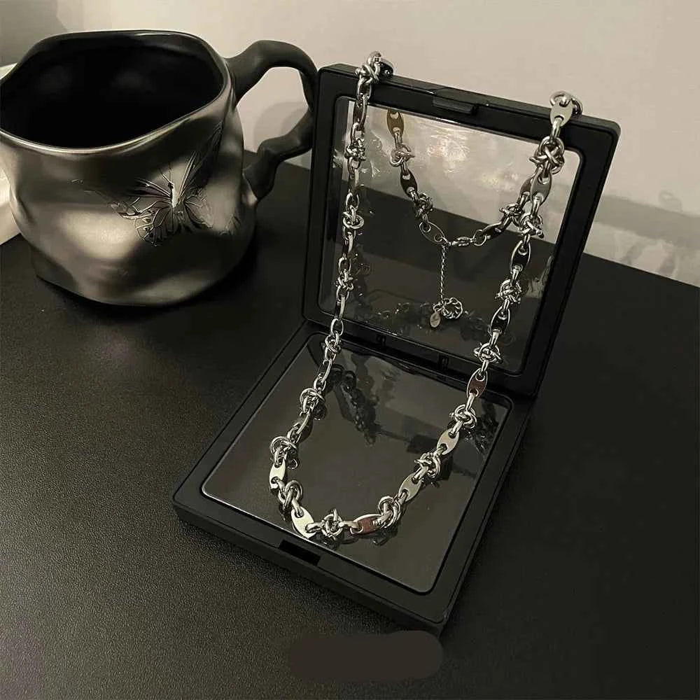 Luxury Stainless Steel Splicing Necklace