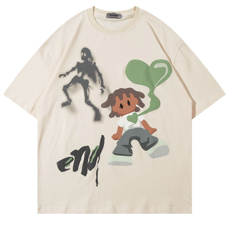 Ghost & The Boy With Heart  Graphic T-Shirt