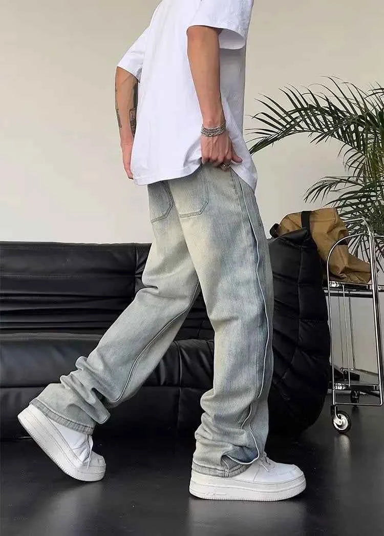 Luxury Retro Vintage Baggy Hip Hop Jeans