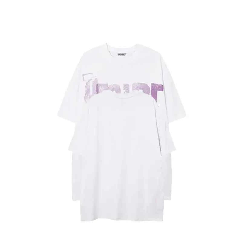 American Graffiti Hip Hop Casual T-Shirt