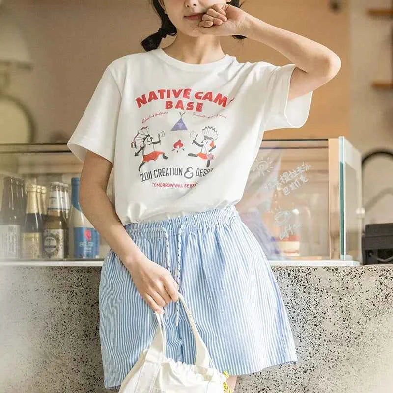Vintage Cotton Oversized Graphic T-Shirt