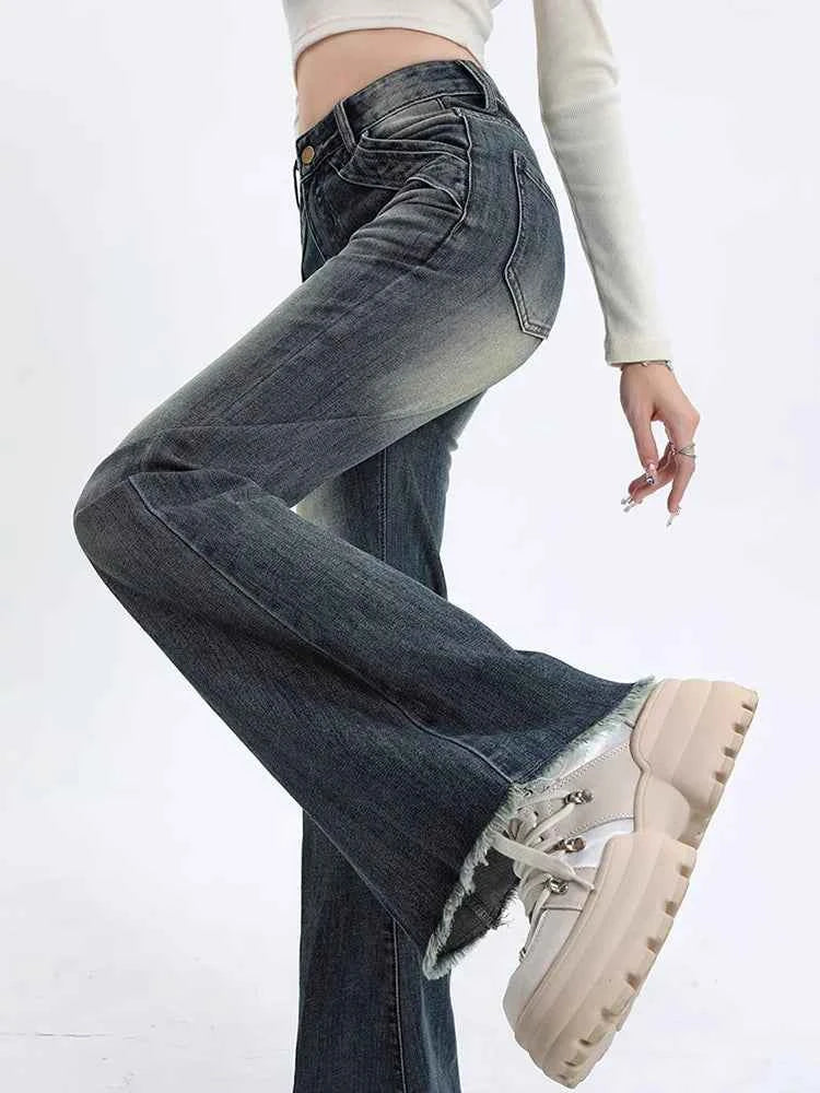 Slimming High Waist Blue Skinny Jeans