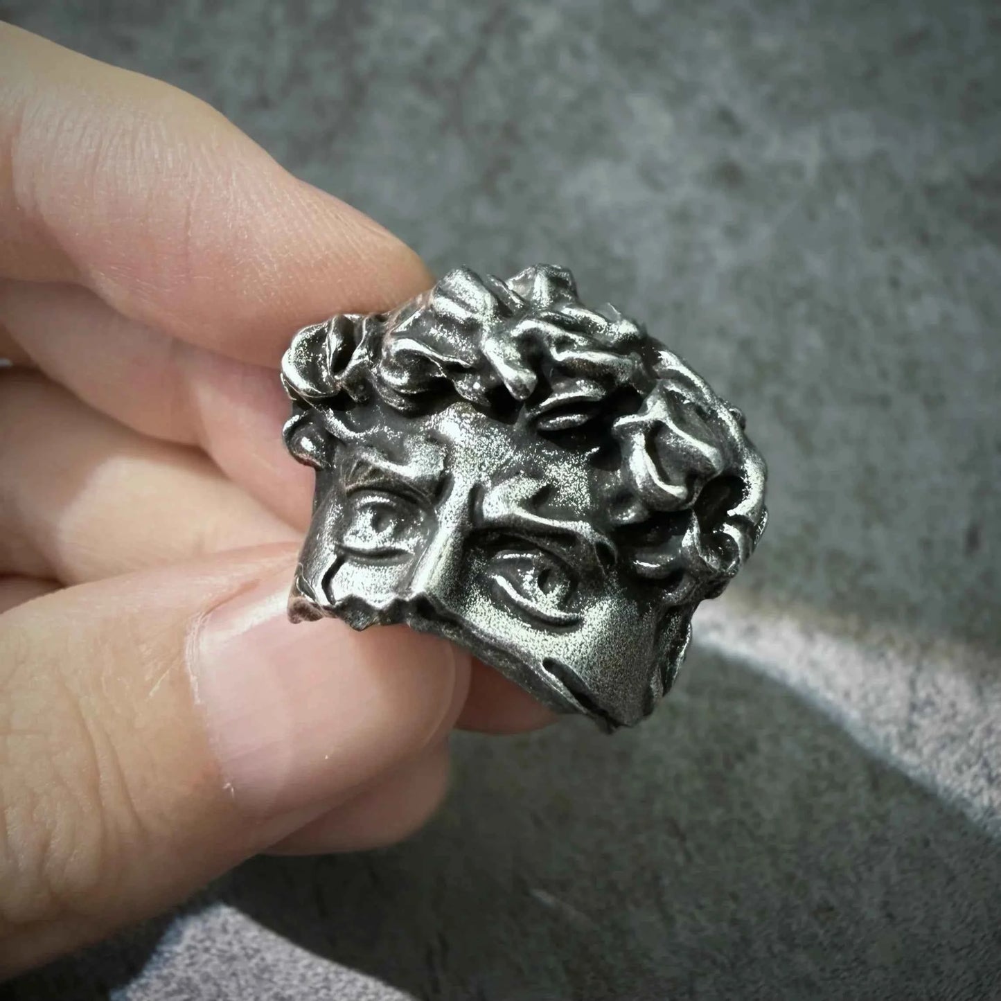 Adjustable Retro Gothic Copper Ring