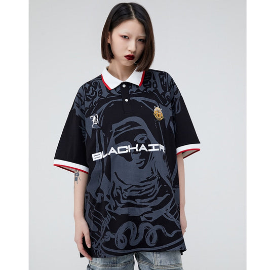 BLACKAIR Virgin Mary Graphic T-Shirt