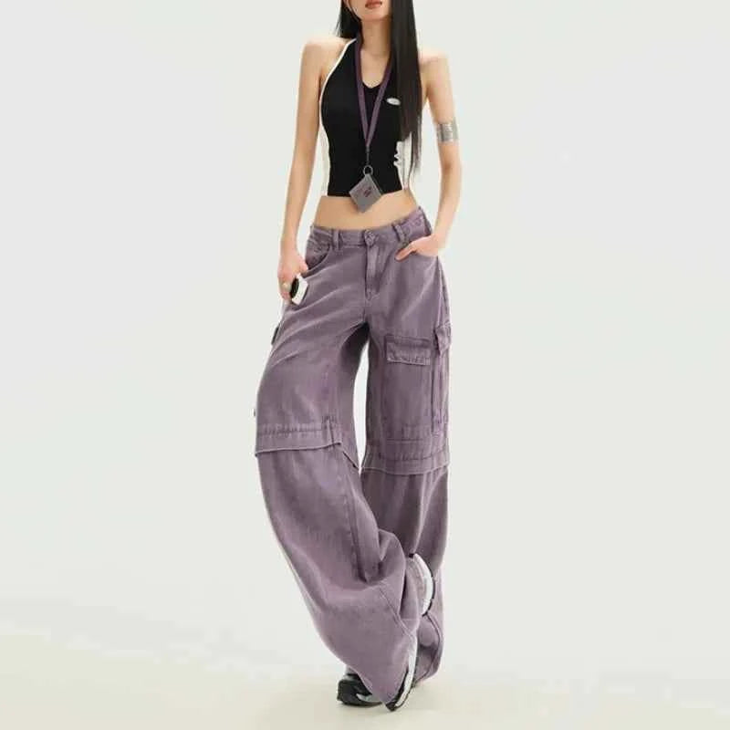 Retro Loose Fit High Waist Jeans