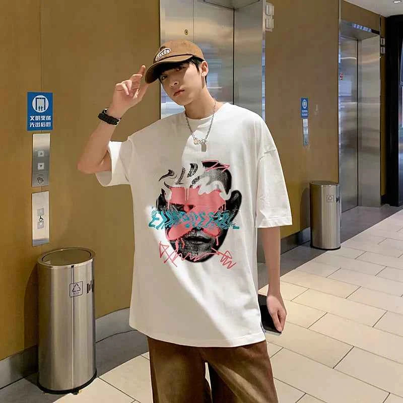 Vintage Summer Cotton Genshin Impact T-Shirt