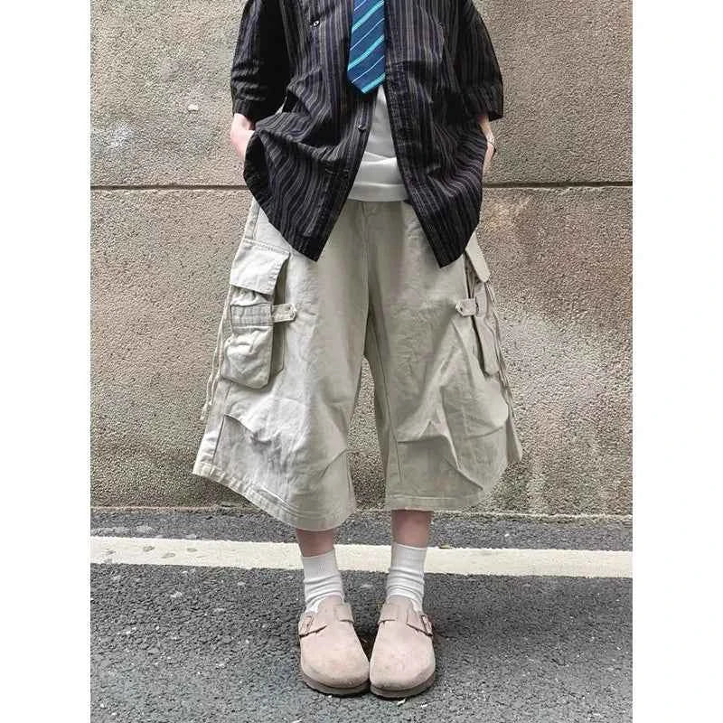 Breathable Oversized Grunge Hip Hop Cargo Short