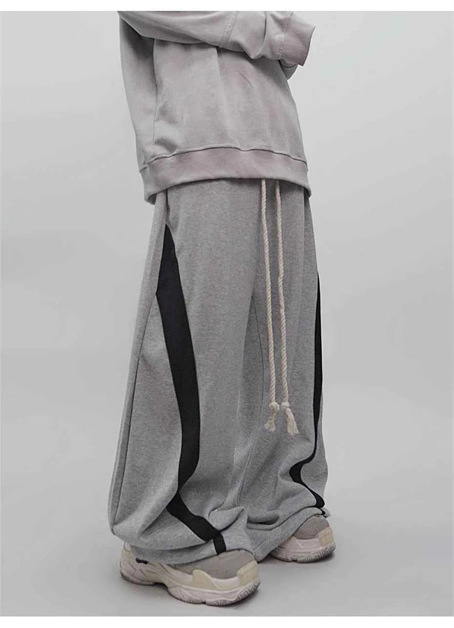 Color Block Cool Hip Hop Joggers