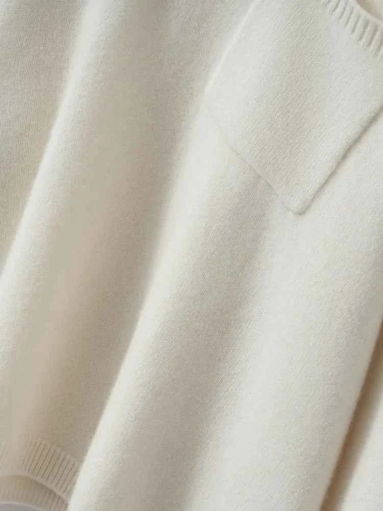 Luxury Cashmere Front Pocket Sweater