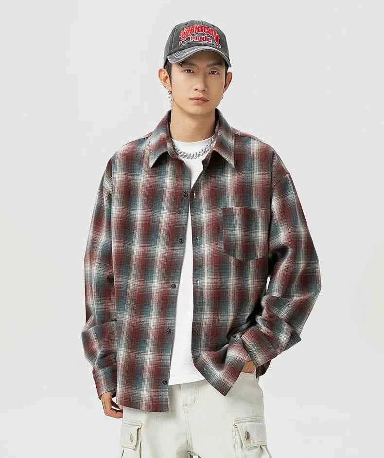 Versatile Plaid Casual Long Sleeve Shirt