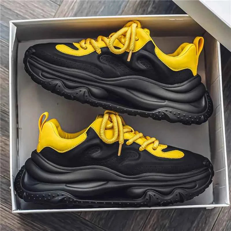 Breathable Lightweight Thick-Soled Running Sneaker