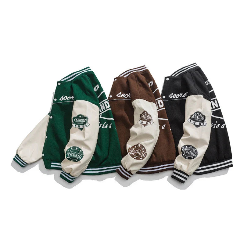 Secret Hands-Ome Button Up Reglan Sleeve Jacket