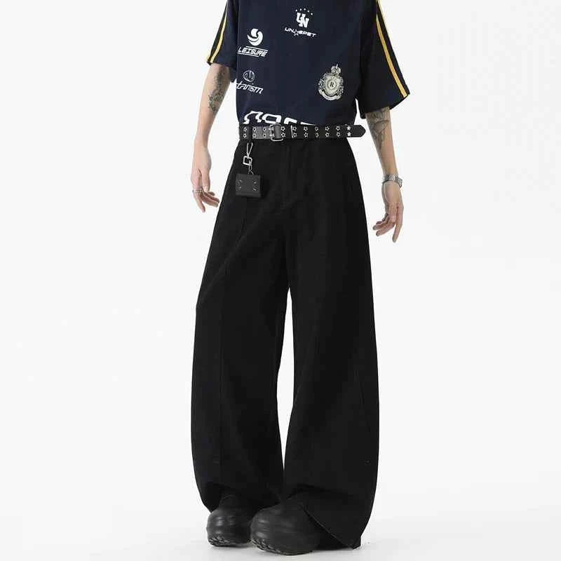Y2K Flattering Japanese Style Wide Leg Pants