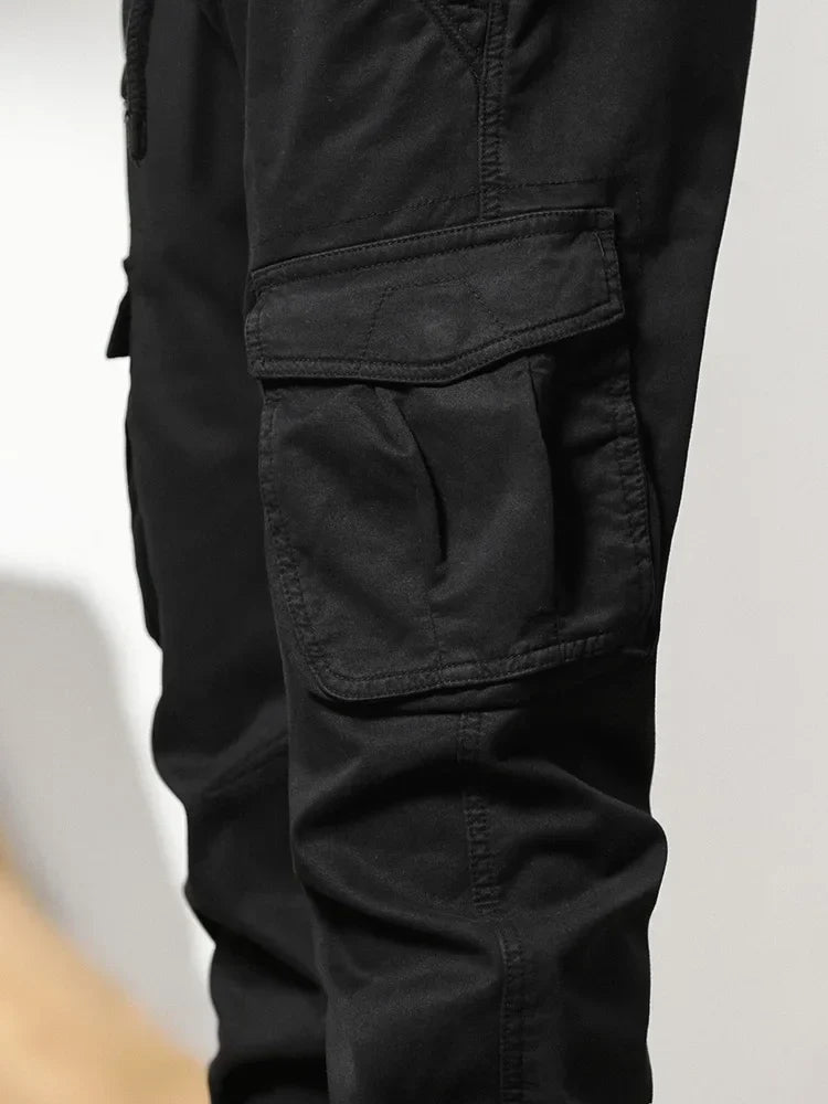 Slim Fit Elastic Ankle Pants