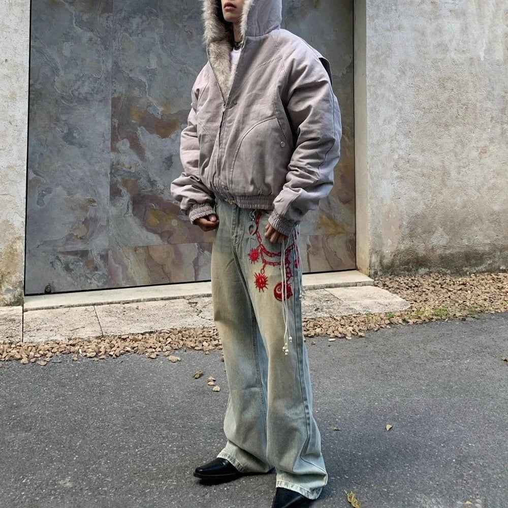 Streetwear Winter Cozy Heavy Plush Jacket