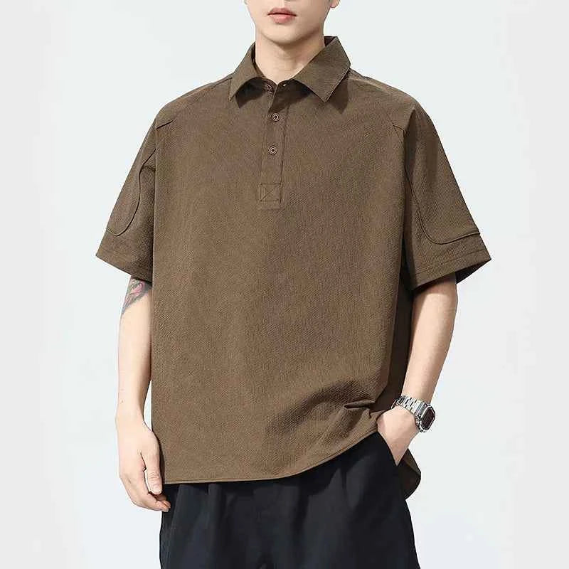 Men's Premium Casual Loose Fit Polo T-Shirt